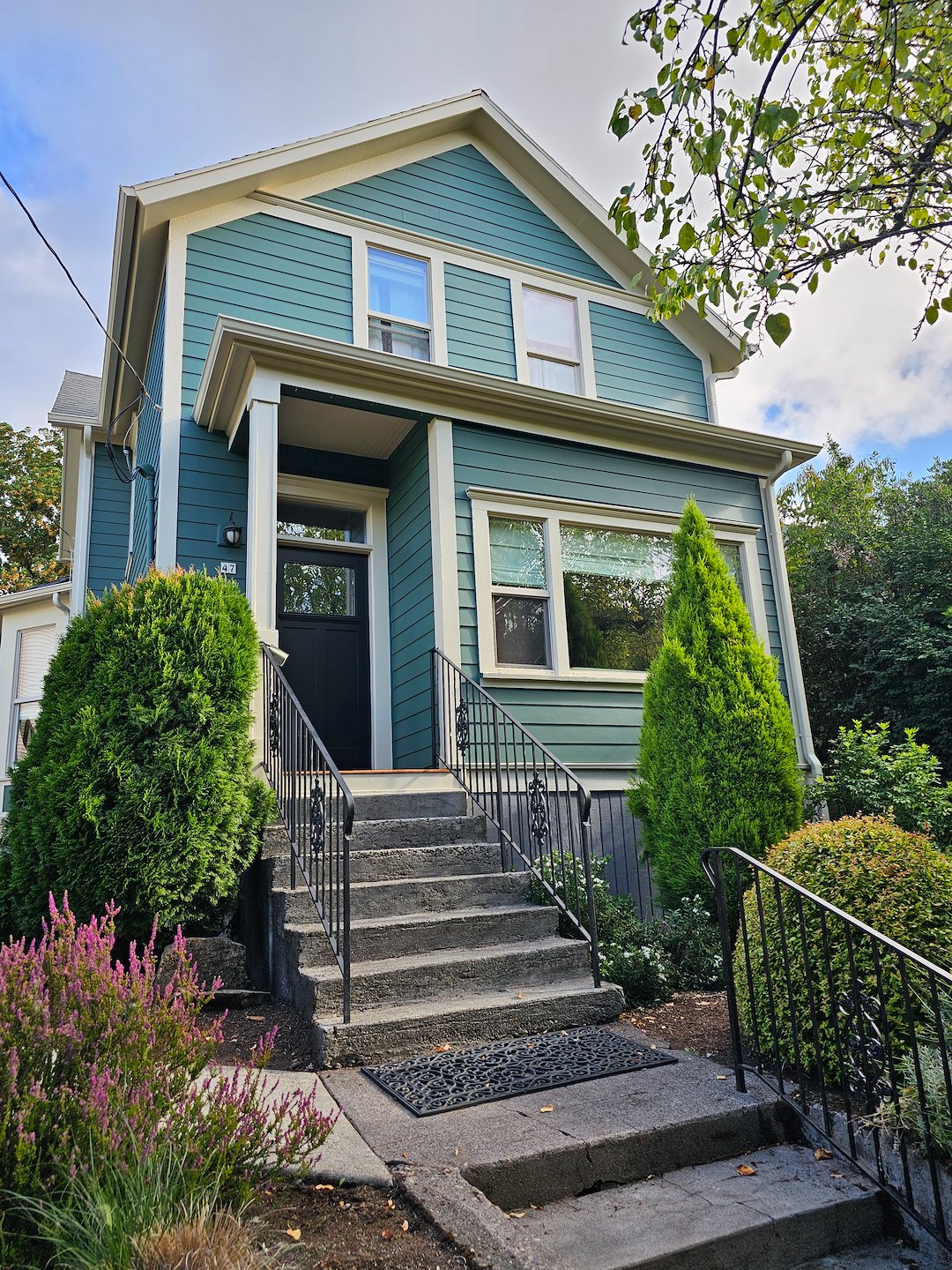 Reviving a Historic Foursquare Home in NE Portland: The Art of Color with Mountain Color & Design